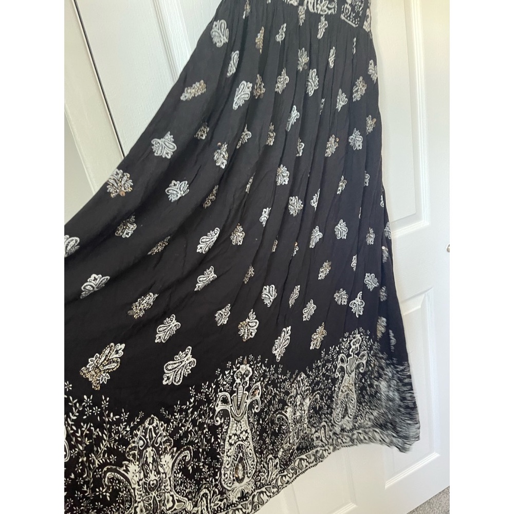 Anthropologie Forever That Girl Black and White
Beaded Maxi Dress. NWOT - Picture 5 of 11